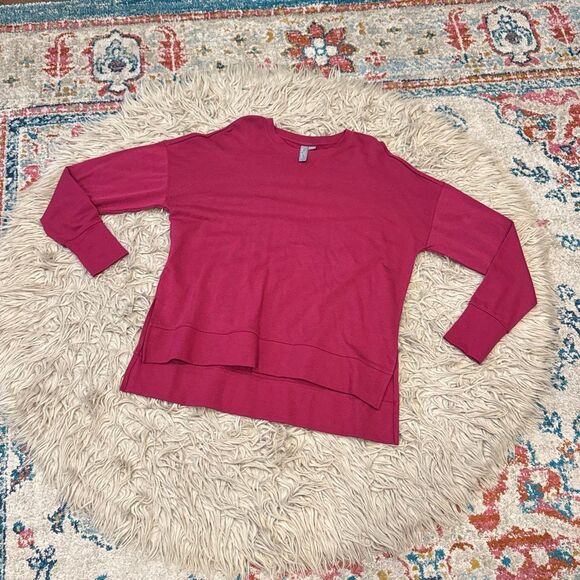 Sweaty Betty red after class sweatshirt size 10 - Picture 2 of 5